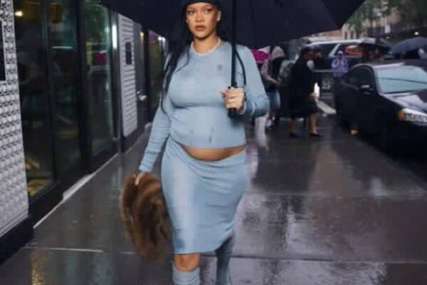Rihanna is expecting baby No. 3 with A$AP Rocky, the rapper confirms at the 2025 Met Gala