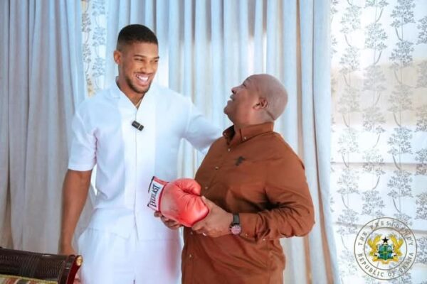 President Mahama Appoints Anthony Joshua as Africa’s Boxing Ambassador